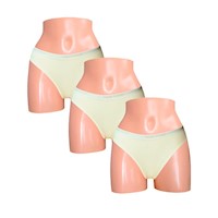 Pack x3 Bikini Sweet Cotton Crema